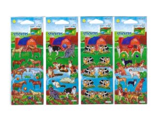 Stickers Husdjur 12-olika