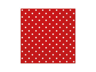 Servett Dots Röd
