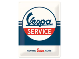 Plåtskylt Vespa Service