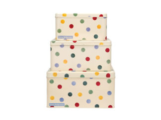 Emma Bridgewater 3-p 4-kant Kak Polka Dot