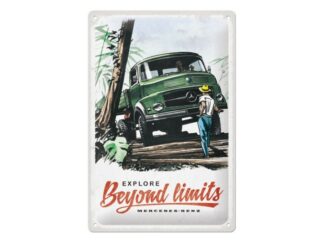 Plåtskylt Daimler Truck Beyond Limits 20x30