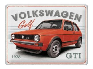 Plåtskylt VW Golf GTI 1976