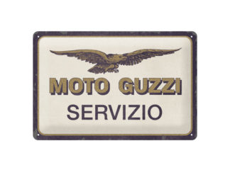 Plåtskylt Moto Guzzi Servizio 20x30