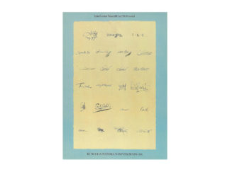 Vykort Royal Stort Namnteckningar