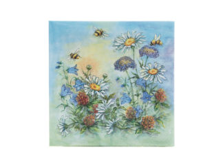 Servett Sommarblommor