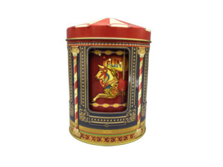 Plåtburk Speldosa Karusellhäst