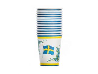 Pappersmugg 12-p Blomflagga