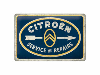 Plåtskylt Citroen Service & Repairs 20x30