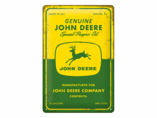 Plåtskylt John Deere Special Oil 20x30