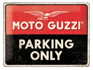 Plåtskylt Moto Guzzi Parking Only