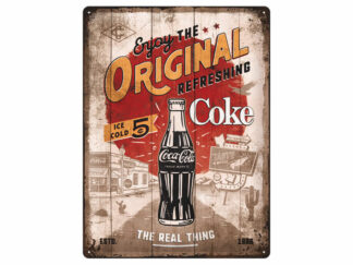 Plåtskylt Coca-Cola Original Coke