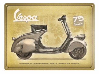 Plåtskylt Vespa 75 Years