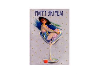 Dubbelt Kort M.T Birthday HB161 Glitter