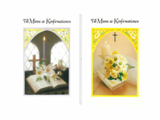 Dubbelt Kort Konfirmation Nr. 607