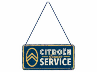 Plåtskylt 10x20 Hänge Citroen Service