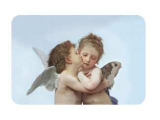 Tablett Bouguereau "First Kiss"