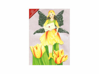 Dubbelt Kort Glitterälva Tulip