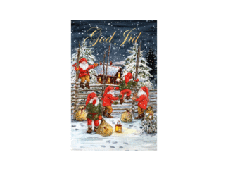 Dubbelt Kort Jul Nr. 222 Sedel