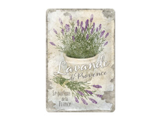 Plåtskylt Lavendel 20×30