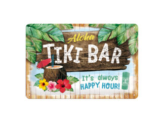 Plåtskylt Tiki Bar 20×30
