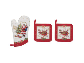 Köksset Textil 3-p Christmas Memories