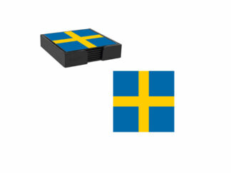 Coasters 4-p Flagga Sverige