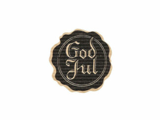 Stickers på Rulle Sigill Natur Svart