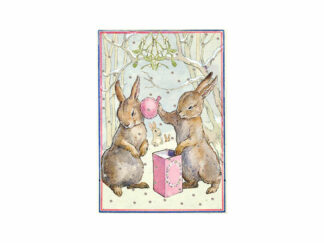 Dubbelt Kort M.T Christmas XM090 Glitter