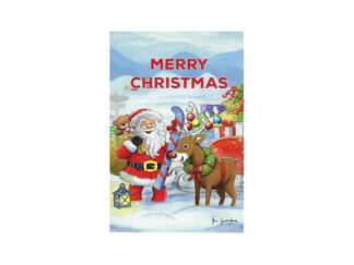 Dubbelt Kort Jul Nr. 243 Engelsk Text