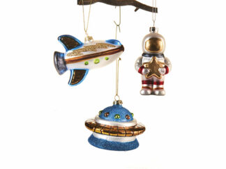 Glashänge 3-p Rymdfigurer