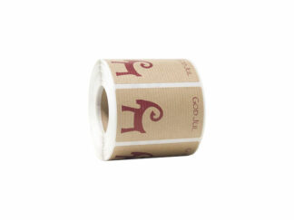 Juladresslapp på Rulle Julbock