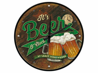 Väggklocka Beer O´Clock