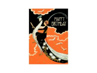 Dubbelt Kort M.T Birthday HB175 Glitter