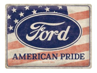 Plåtskylt Ford US Flag