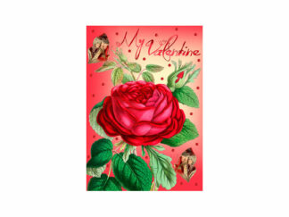 Dubbelt Kort M.T Valentine SP059 Glitter