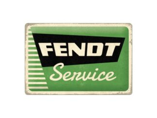 Plåtskylt Fendt Service 20x30