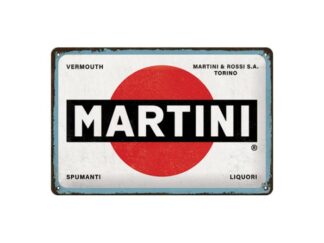 Plåtskylt Martini Logo 20x30
