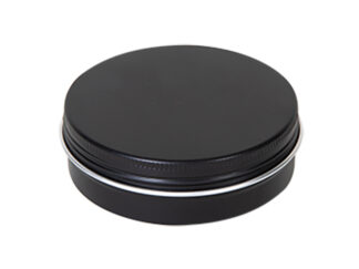 Aluminium Rund Ask Svart 100 ml