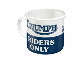 Emaljmugg Triumph Riders Only