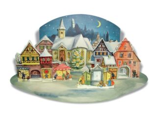 Adventskalender 3D Stad 1955
