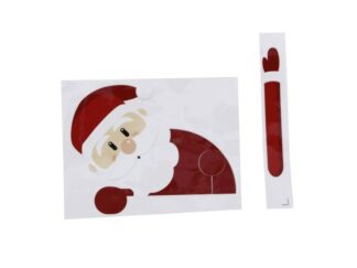 Fönsterdekor Bilruta Tomte