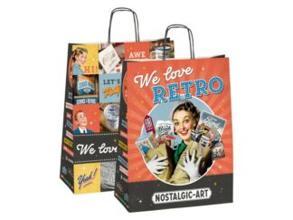 Papperskasse Nostalgic-Art Stor Love Retro