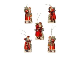 Gift Tags Knyt 5-p Tomte