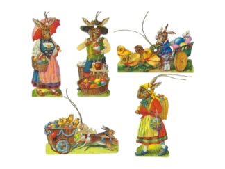 Gift Tags Knyt 5-p Påsk-1