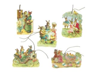 Gift Tags Knyt 5-p Påsk-2