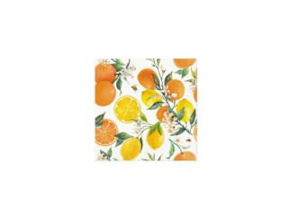 Kaffeservett Citrus with Bees