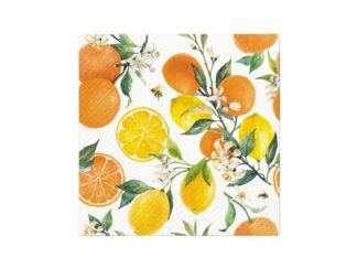 Servett Citrus with Bees