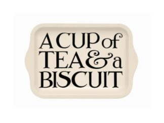 Bricka Rekt Liten E.B Black Toast