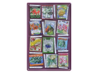 Plåtskylt XL E.B Seed Packets 40x60