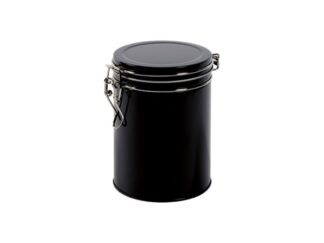 200 g Rund Knäpplock Svart